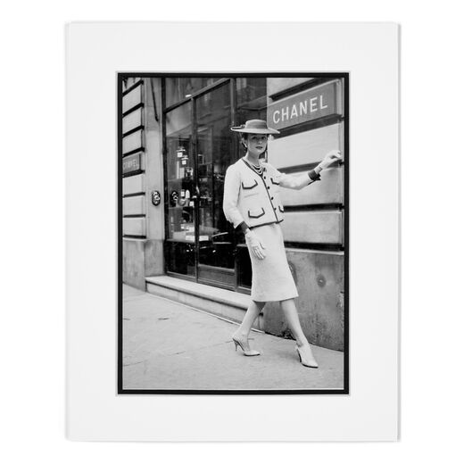 ‘Walking Past Chanel’ (1959) mounted print